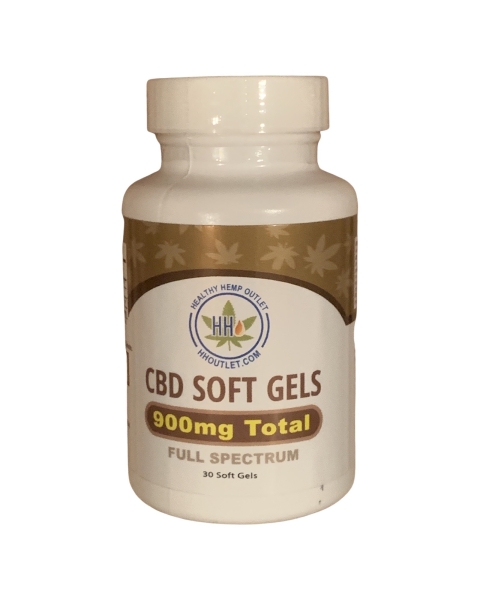 HHO CBD Softgels, 900mg Total, 30mg ea